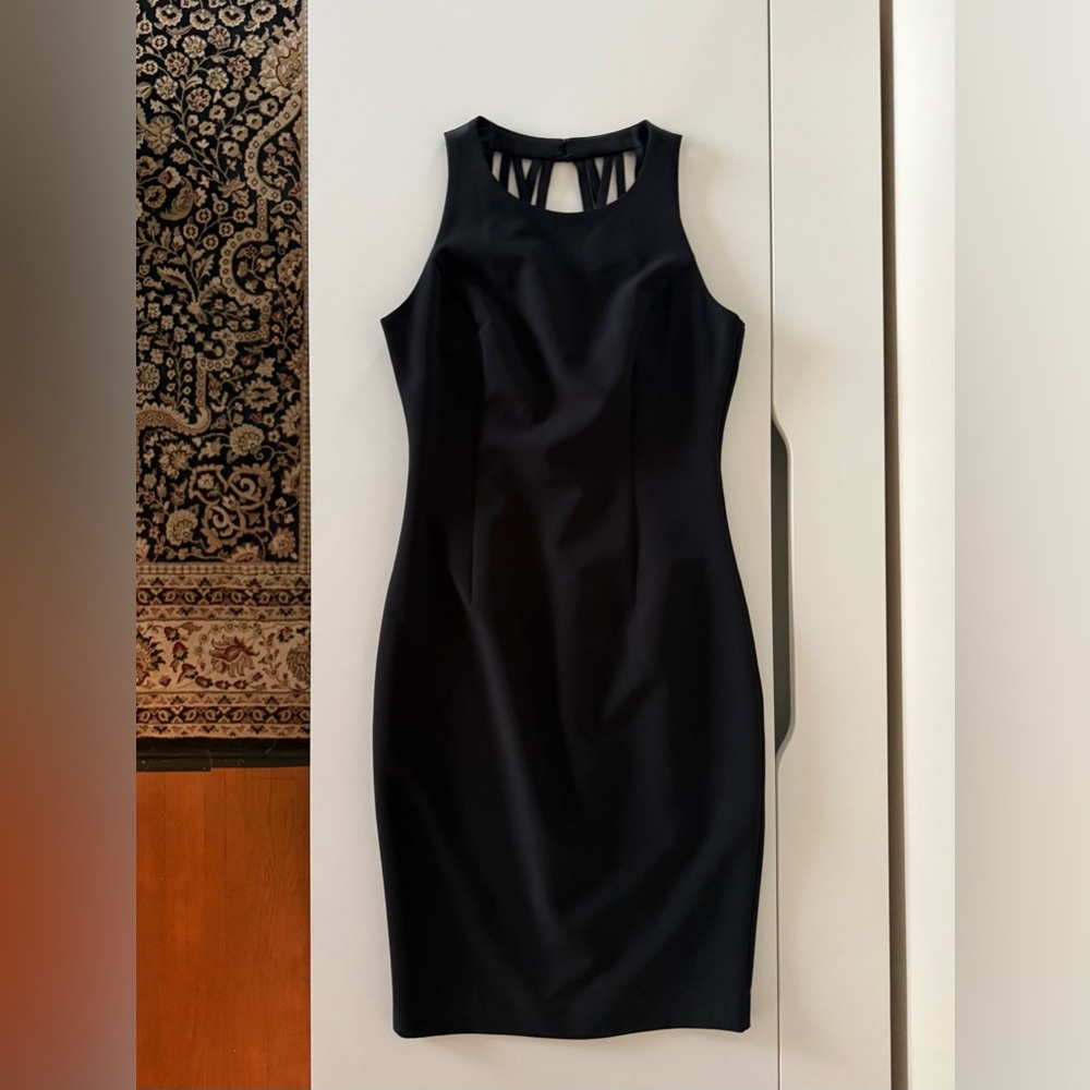RW&CO. Black Backless Dress